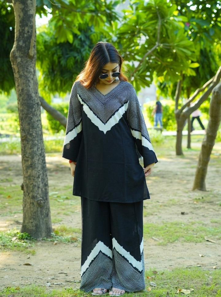 Zebra Noir Co-ord Set