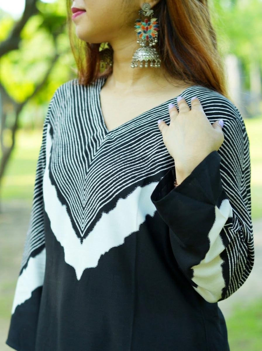 Zebra Noir Co-ord Set