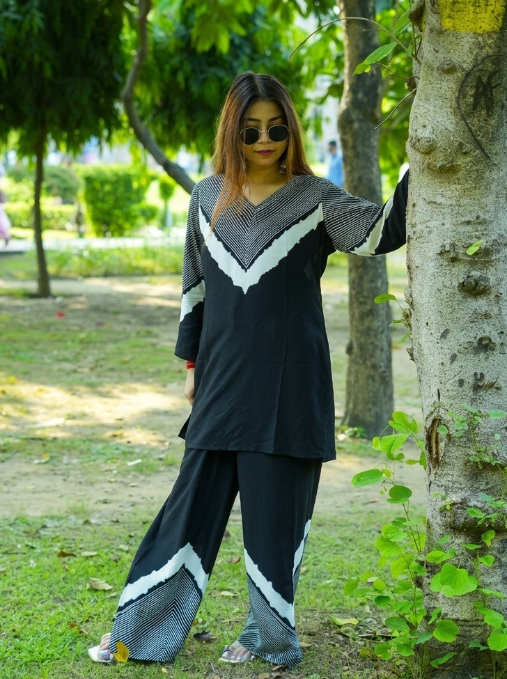 Zebra Noir Co-ord Set